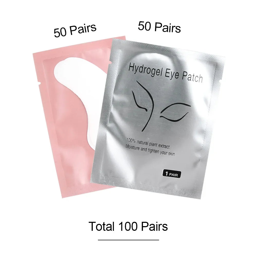 Lint-Free Under Eye Pads for Lash Extensions (50–100 Pairs)