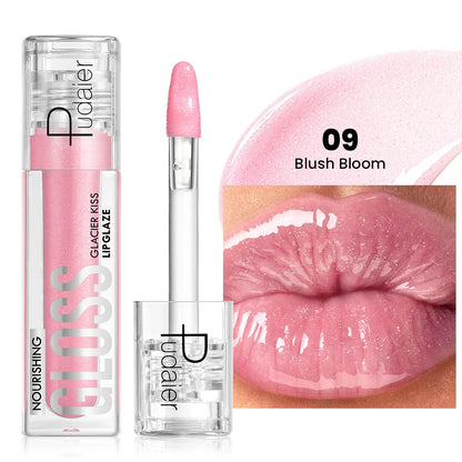 Long-lasting moisturizing lip gloss, waterproof and sweat-proof lip lipstick, easy to color, gentle and refreshing.