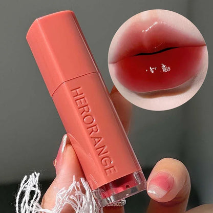 Cloud Mirror Water Light Glass Lip Gloss Ice Tea Lip Glaze Lasting Hydrating Waterproof Transparent Jelly Liquid Lipstick Makeup
