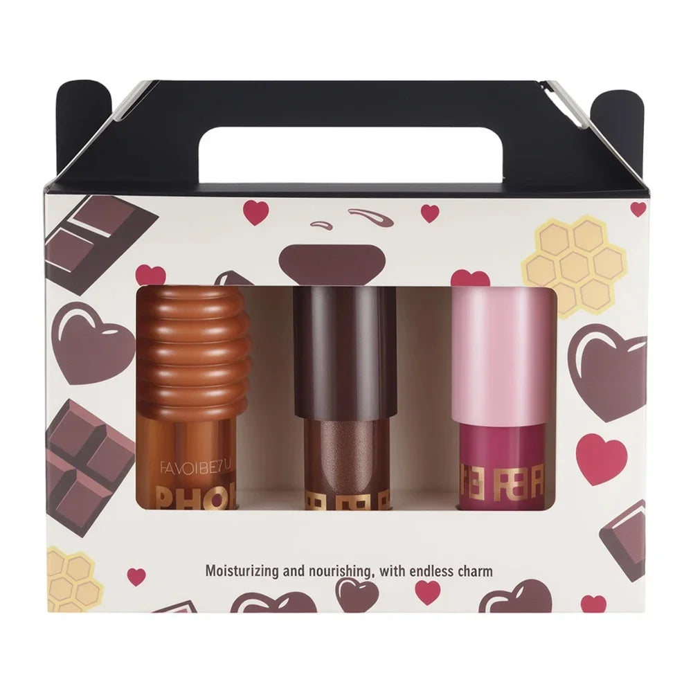 3Pcs Honey Infused Hydrating Lip Oil Nourishing for Dry Lips,High Shine,Fresh Honey Scent,Lip Gloss,Moisturizing Lip Makeup