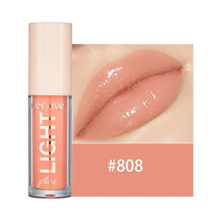 Waterproof Mirror Nude Lip Gloss Long Lasting Moisturizing Colour Rendering Non Sticky Cup Liquid Lipstick Lips Makeup Cosmetics