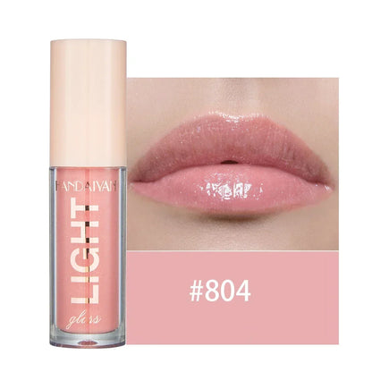 Waterproof Mirror Nude Lip Gloss Long Lasting Moisturizing Colour Rendering Non Sticky Cup Liquid Lipstick Lips Makeup Cosmetics