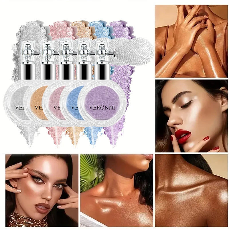Diamond Glitter Highlighter Spray – Face & Body Shimmer