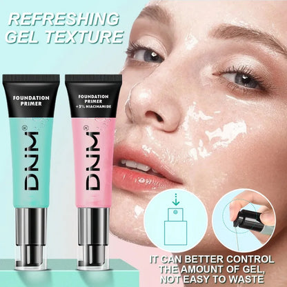 Priming Gel Moisturizing Pore Refining Formula for Smooth Makeup Application Prevents Powder from Caking or Settling Into Pores