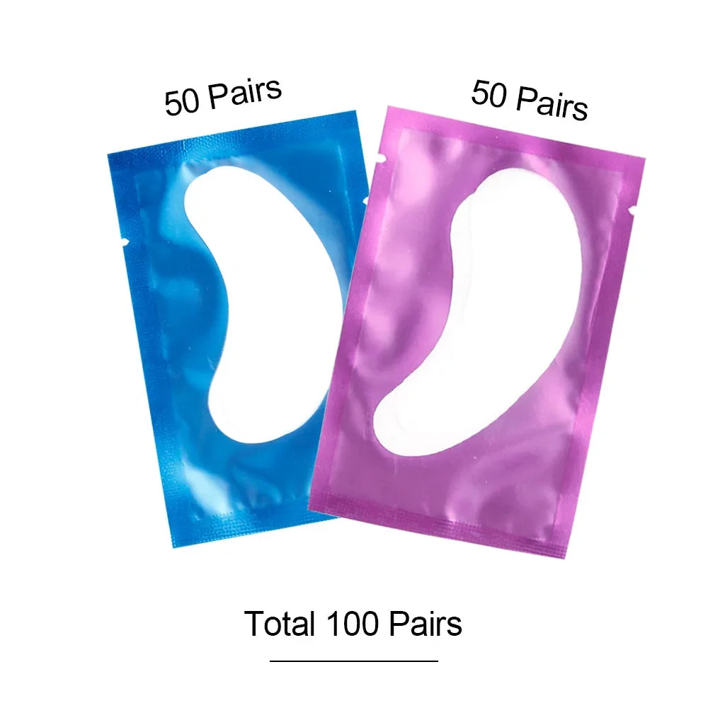 Lint-Free Under Eye Pads for Lash Extensions (50–100 Pairs)