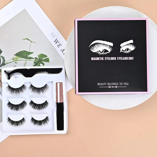 Magnetic Eyelashes & Eyeliner Set