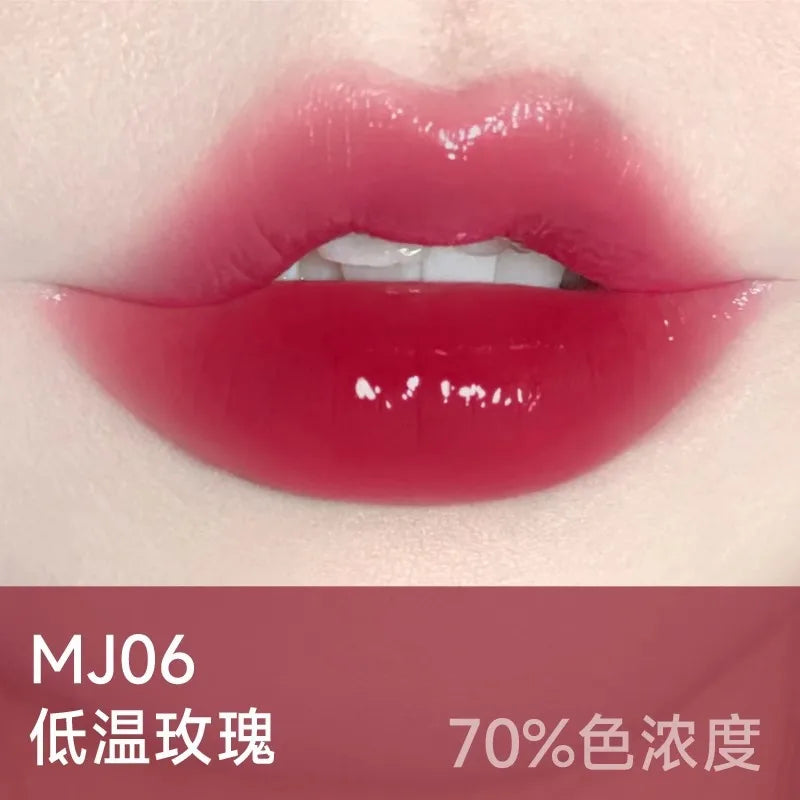AZTK MELTYKISS LIP JELLO Lip Gloss Watery Mirror Lipstick Lasting Moisturizing Plump Jelly Lips Lightens Lip Lines Cosmetics Hot