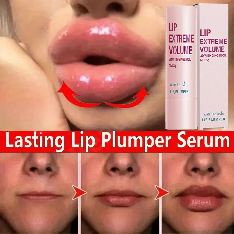Non-Sticky Gloss Serum with Saccharomyces Polypeptides - Moisturizes Lips for Smooth, Supple Feel