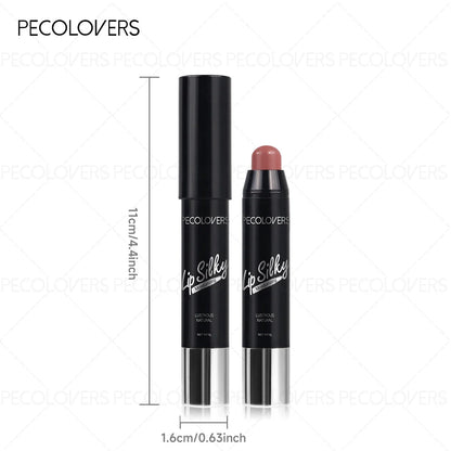 Highly Pigmented Lipstick, Natural Hydrating Finish, Liner Pen, Long-Lasting Moisturizing Lipstick