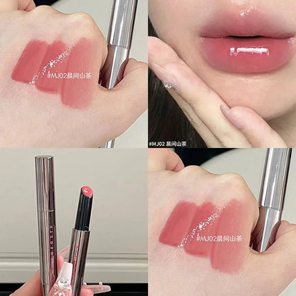AZTK MELTYKISS LIP JELLO Lip Gloss Watery Mirror Lipstick Lasting Moisturizing Plump Jelly Lips Lightens Lip Lines Cosmetics Hot