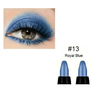 16-Color Pearlescent Waterproof Eyeliner – Glitter & Long-Lasting