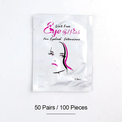 Lint-Free Under Eye Pads for Lash Extensions (50–100 Pairs)