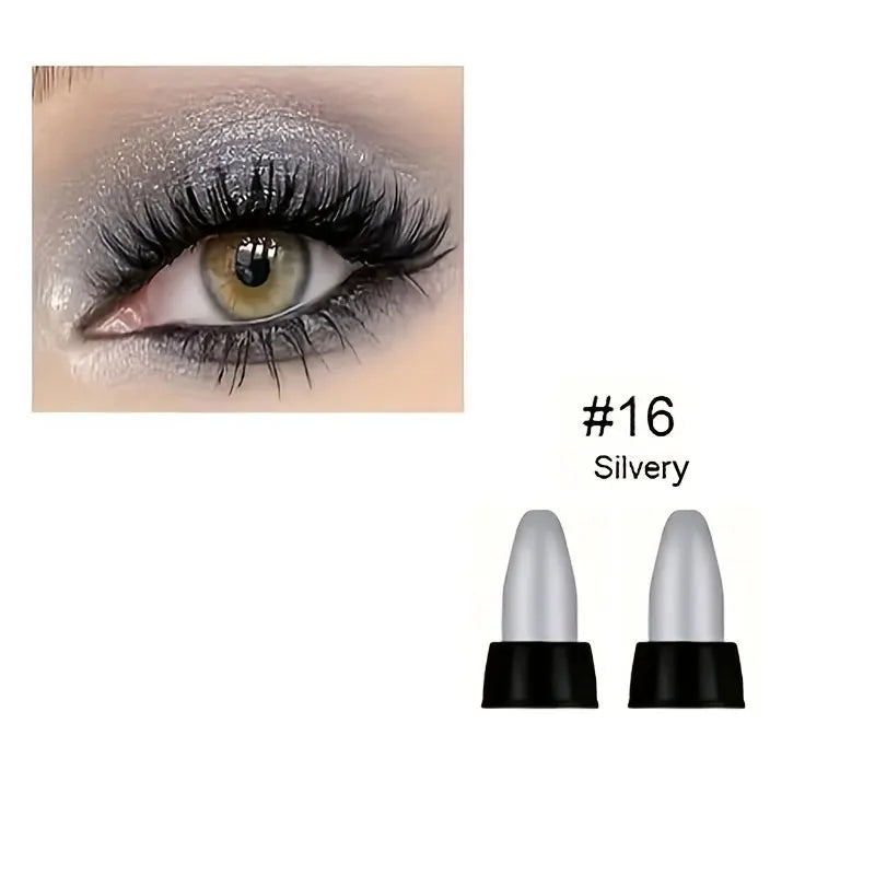 16-Color Pearlescent Waterproof Eyeliner – Glitter & Long-Lasting