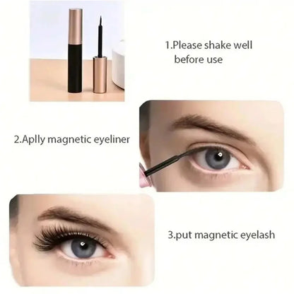 Magnetic Eyelashes & Eyeliner Set