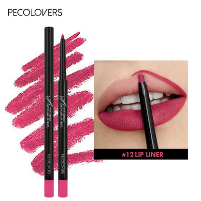 Waterproof Matte Lipliner – Long-Lasting Red Lip Pencil
