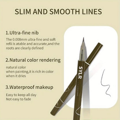Ultra-Fine Eyebrow Pen – Waterproof, Smudge-Proof, High Pigment
