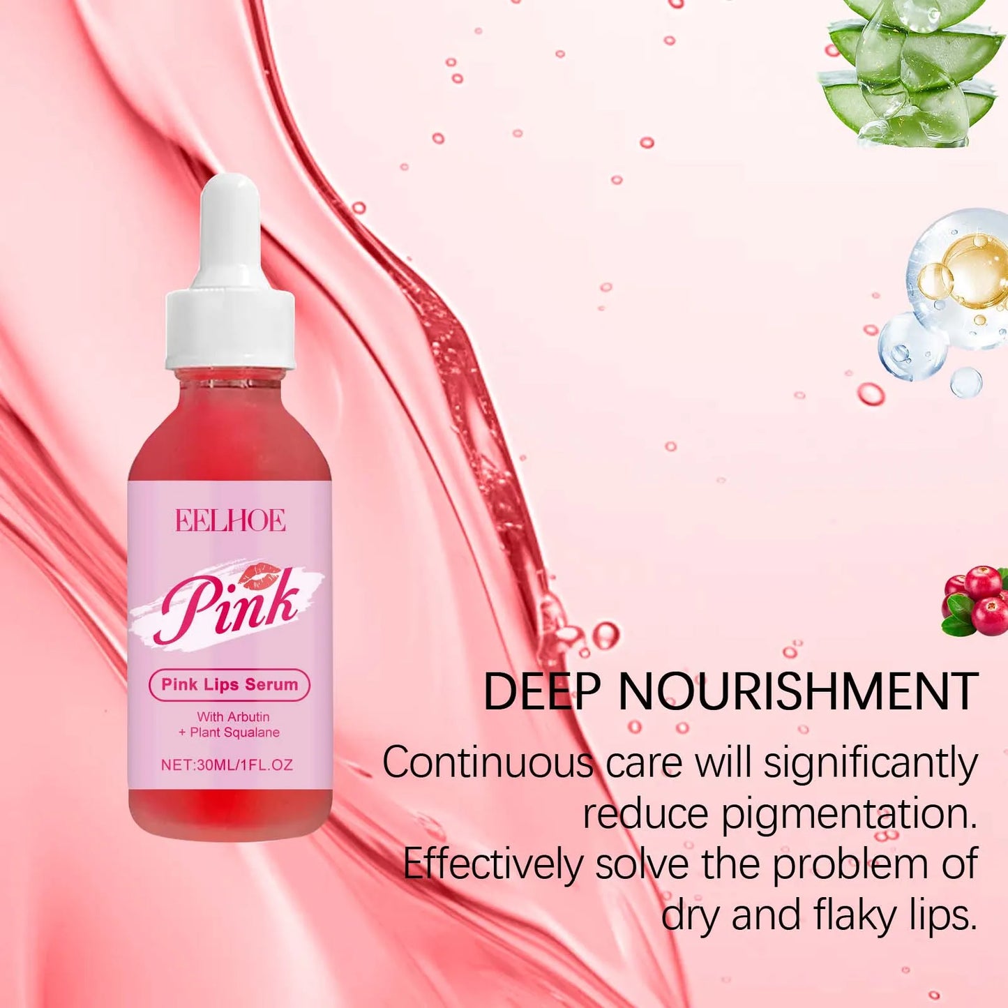 Lip Plumper Serum Instant Volumizing Lip Plumping Oil Moisturizing Dark Lips Remedy Anti Wrinkle Increase Elasticity Lip 30ml