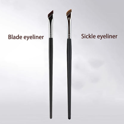 Sickle Eyeliner Brush Eyeshadow Blade Brush Detail Brush Diagonal Eyebrow Brushes Undereyelid To Sleeping Silkworm Makeup Tools