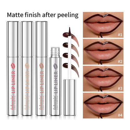 Peel-Off Lip Tattoo – Waterproof Matte Lip Tint & Contour