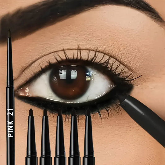 5-Pack Black Eyeliner – Waterproof, Sweat-Proof & Easy Glide