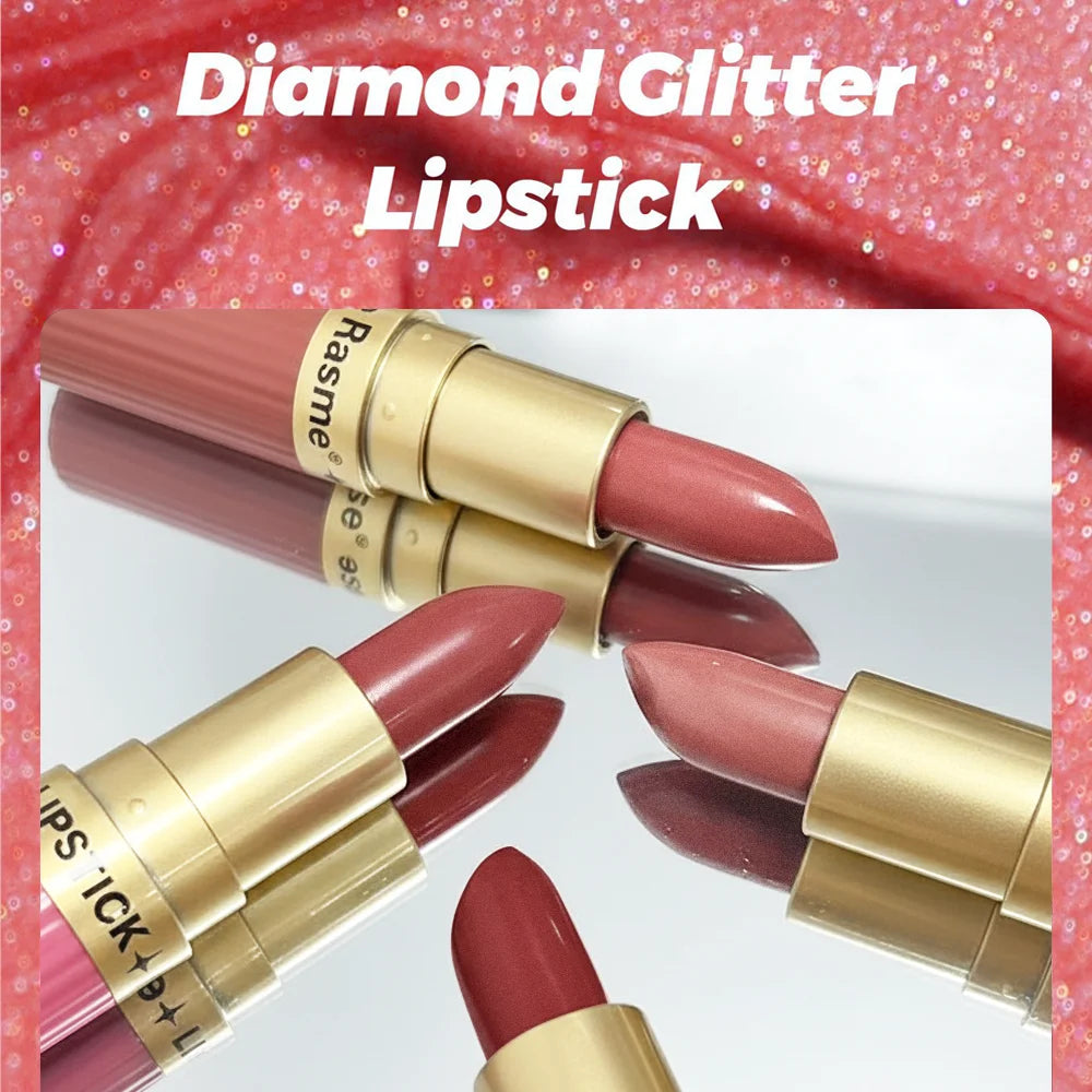 Glitter Velvet Lipstick – Waterproof, Matte & Shimmer Finish