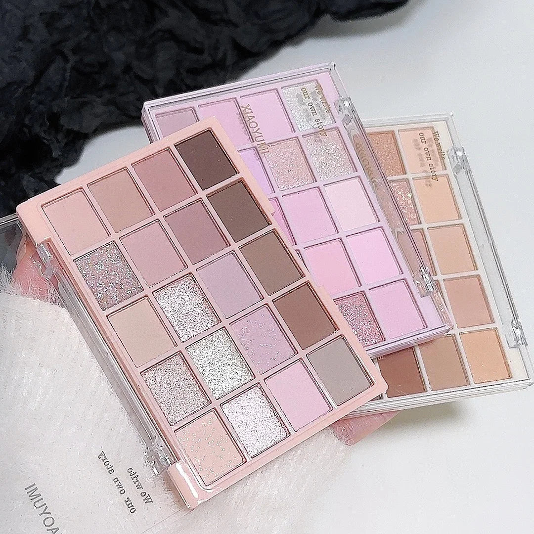 20 Shades Korean Low Saturation Matte Eyeshadow Palette Waterproof Long-lasting Daily Makeup