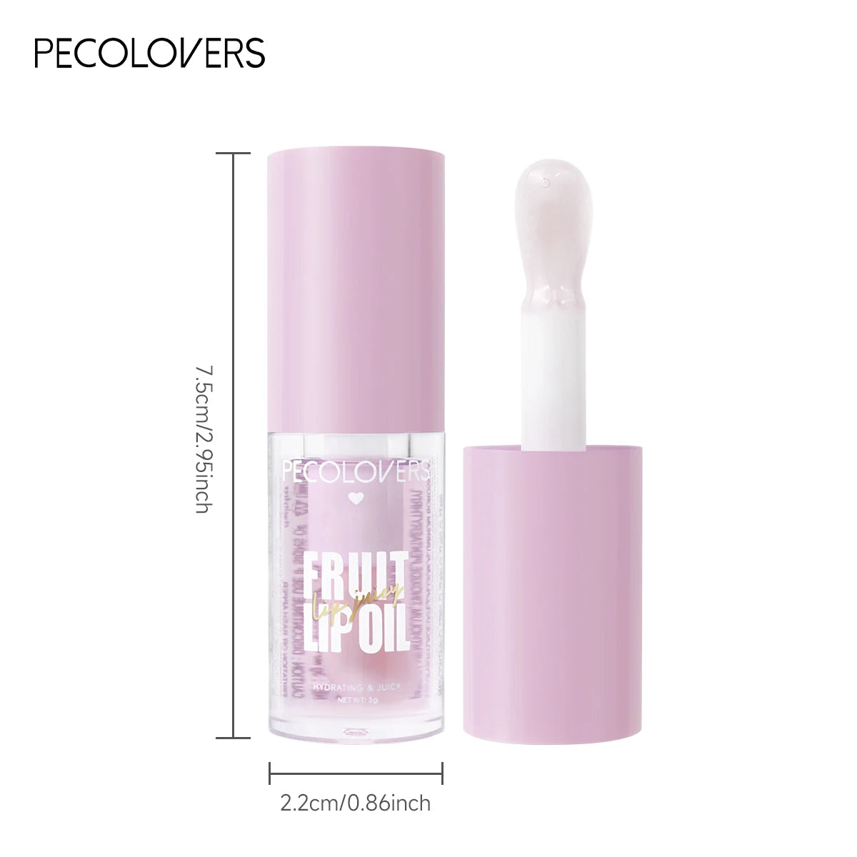 Fruit Mirror Water Lip Gloss Transparent Lip Oil Lasting Liquid Lipstick Clear Glitter Primer Hydrating Plump Lip Gloss