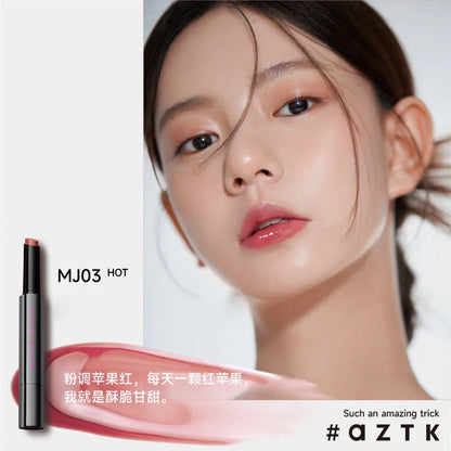 AZTK MELTYKISS LIP JELLO Lip Gloss Watery Mirror Lipstick Lasting Moisturizing Plump Jelly Lips Lightens Lip Lines Cosmetics Hot