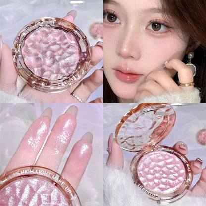High gloss powder gloss glitter highlight contour palette natural gloss contour concealer lasting light