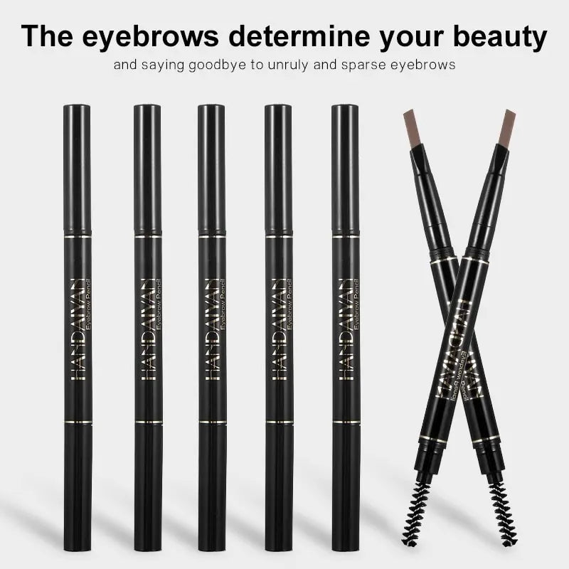 HANDAIYAN 5-Color Automatic Rotating Eyebrow Pencil – Waterproof & Long-Lasting
