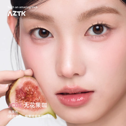 AZTK Blush Designer Color Face Makeup Blusher Natural Longlasting Muddy Cheek Rouge Water Glossy Moisturizer Liquid Blush Cream