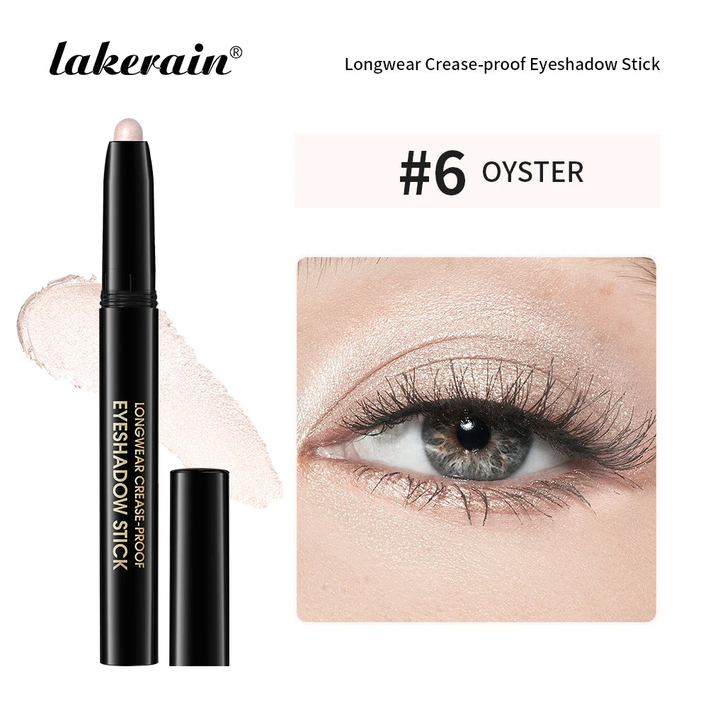 12 Colors Eyeshadow Pencil Stick Shimmer And Matte Waterproof Metallic Glitter Eye Shadow Highlighter Pencil Eyeshadow Cosmetics