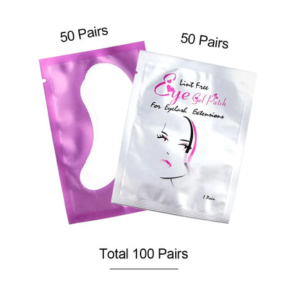 Lint-Free Under Eye Pads for Lash Extensions (50–100 Pairs)