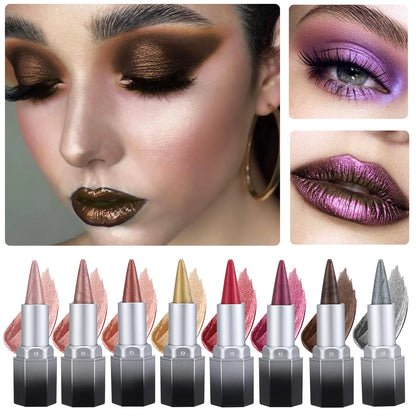 2-in-1 pearl lip gloss waterproof, color rendering, long-lasting luster for daily party use