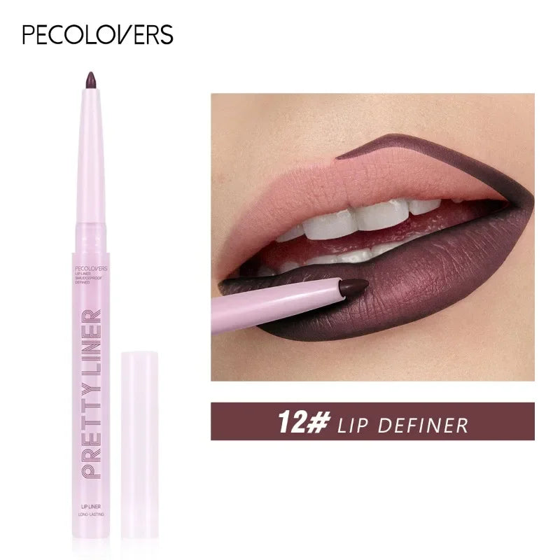 Purple Lip Line Pen Waterproof, Pollution -proof, Durable, Will Not Drop, Lasting Lip Line Pen, Lip Cosmetics Lip Pencil