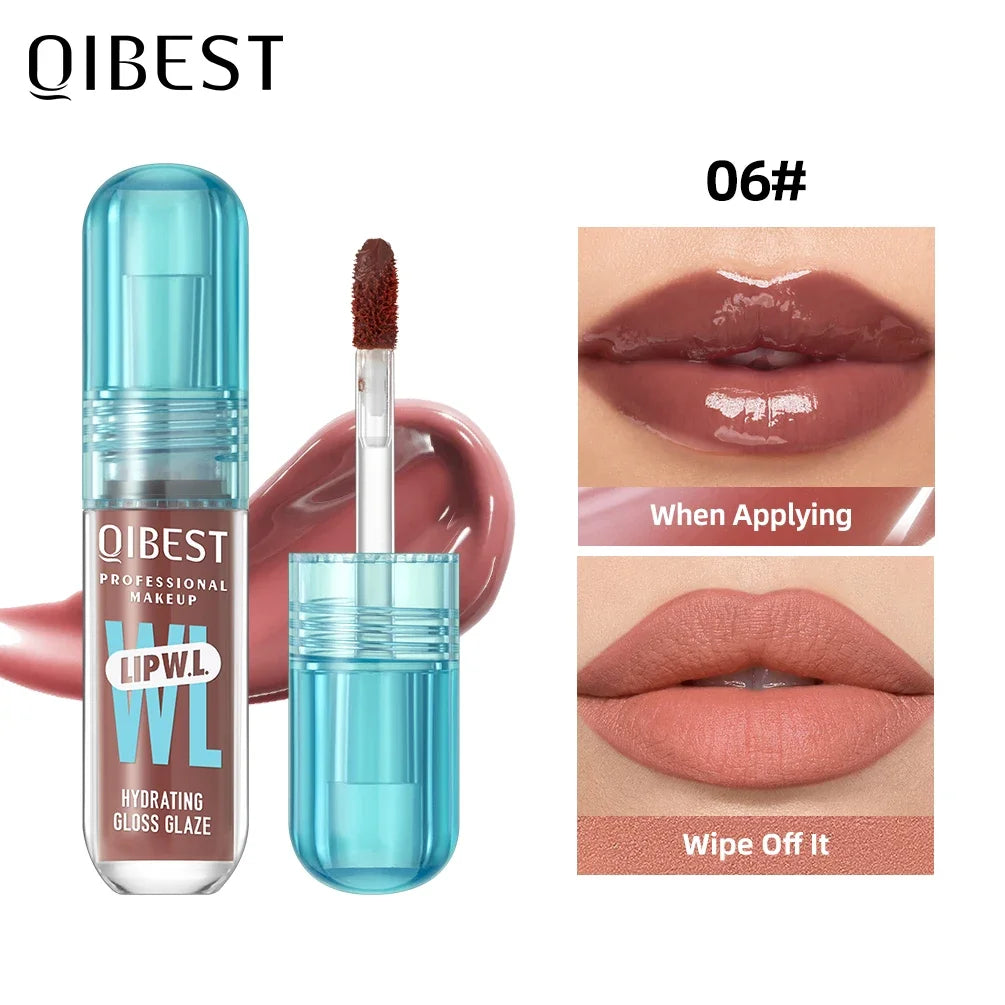 Qibest Original Moisturizing Lip Balm Lip Oil Gloss Care of The Lips Benetitnt for Lips Plumping Exfoliating Plumping Gloss Oil