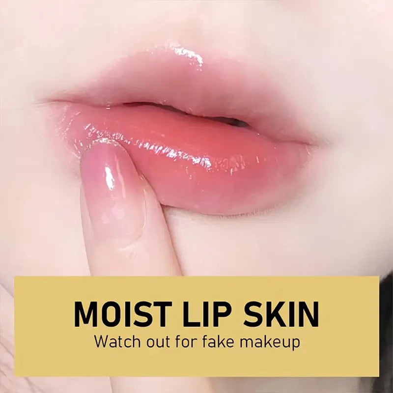 Non-Sticky Gloss Serum with Saccharomyces Polypeptides - Moisturizes Lips for Smooth, Supple Feel