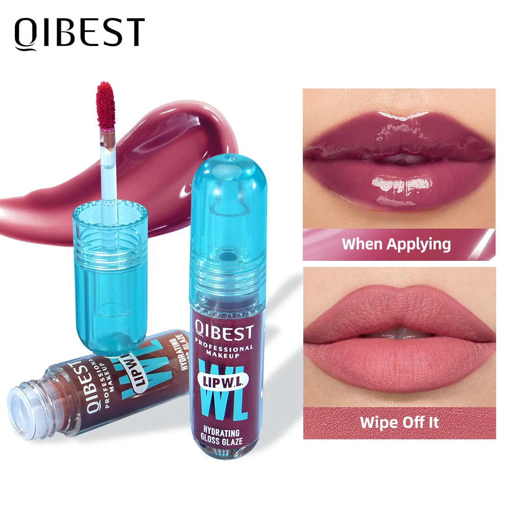 Qibest Original Moisturizing Lip Balm Lip Oil Gloss Care of The Lips Benetitnt for Lips Plumping Exfoliating Plumping Gloss Oil