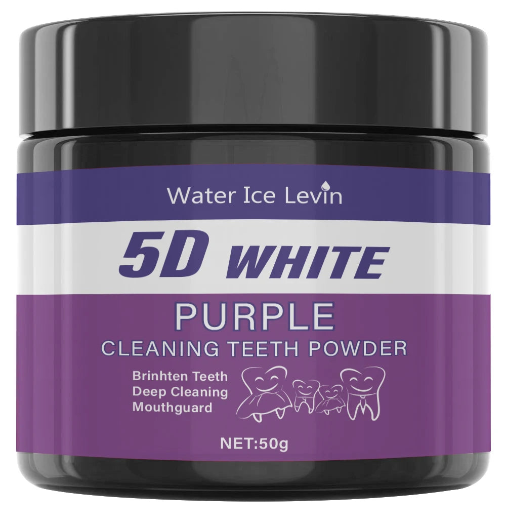 Purple Teeth Cleaning Powder