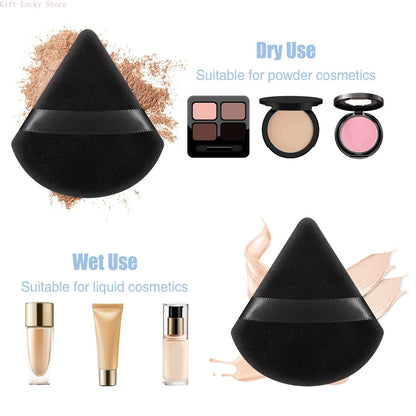 Powder Puff Face Makeup Sponge Cosmetics Soft Cotton Face Powder Puff  Washable Velvet Makeup Puff Tools
