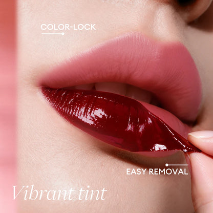 O.TWO.O Lip Stain Lip Tattoo Peel-off Highly Pigmented 48h Color-lock Waterproof Nourish Care Peel-off Lip Tint Lipstick Makeup