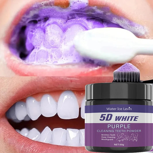 Purple Teeth Cleaning Powder