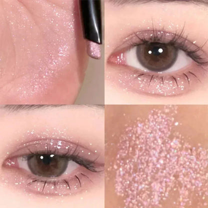 Pearlescent Eyeshadow Stick Pencil Glitter Eyeshadow Makeup Waterproof Shimmer Silkworm Liner Pen Cosmetics Beauty Makeup Tool