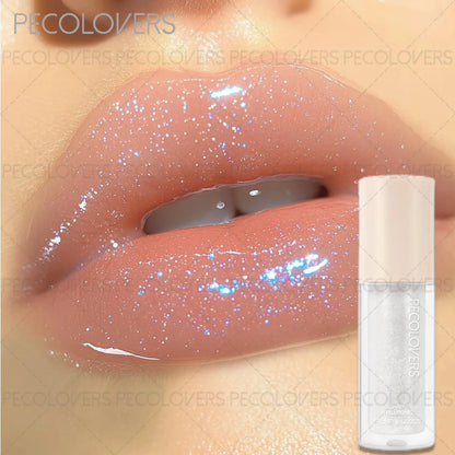 Glitter Mirror Pearl Lip Gloss Waterproof Lasting Plumping Liquid Lipstick Moisturizing Shine Lip Glaze Lips Makeup Cosmetics