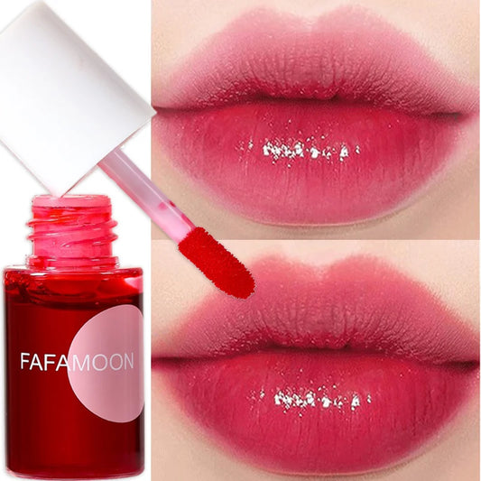 Watertint Dye Lip Stain Cherry Juice Lip Gloss Tint Non-stick Liquid Lipstick Waterproof Lips Cheek Dual Use Rouge Water Makeup
