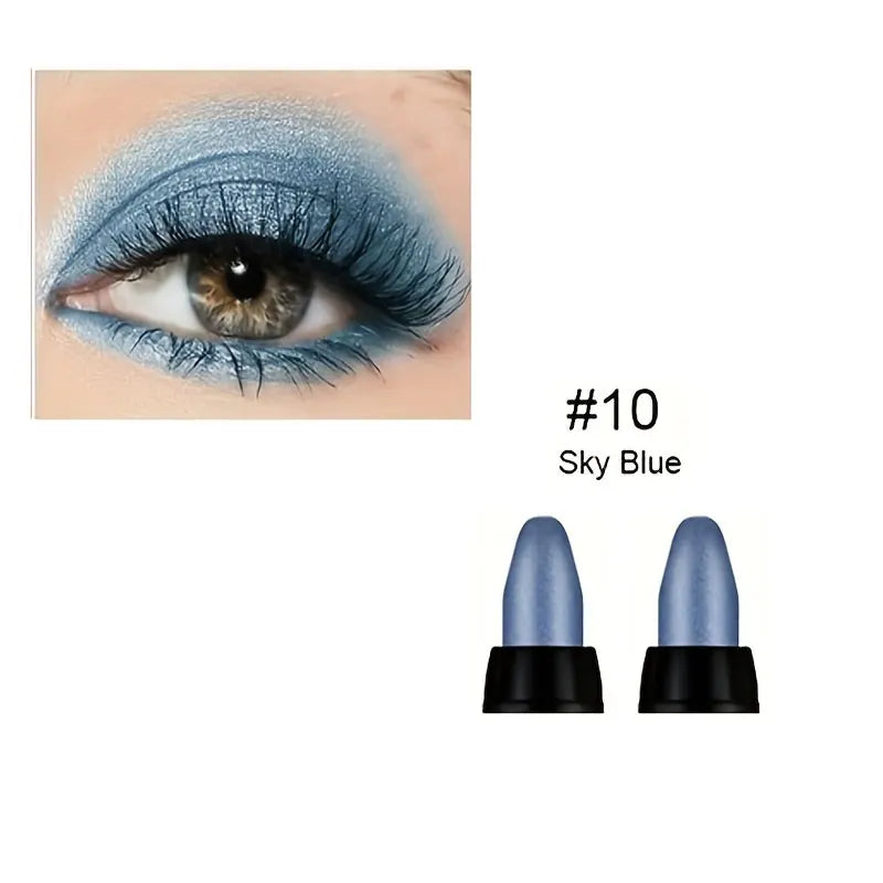 16-Color Pearlescent Waterproof Eyeliner – Glitter & Long-Lasting