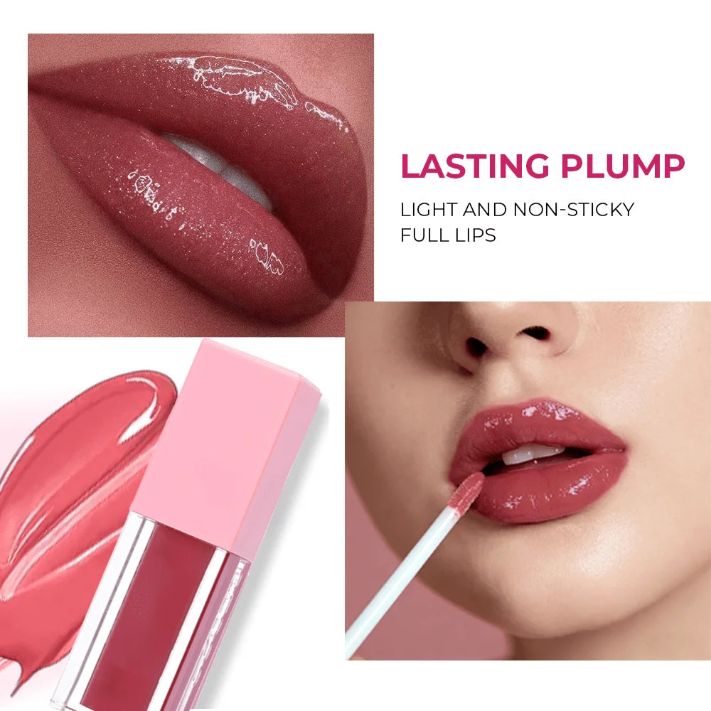 4Pcs Lip Set:3 Precision Lipliners+1Plumping High-Shine Gloss. Shapes, defines, locks color&boosts lips for daily elegance