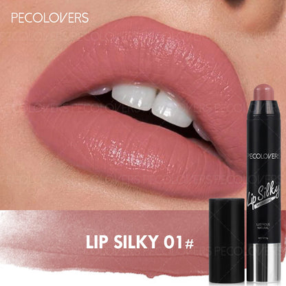 Highly Pigmented Lipstick, Natural Hydrating Finish, Liner Pen, Long-Lasting Moisturizing Lipstick