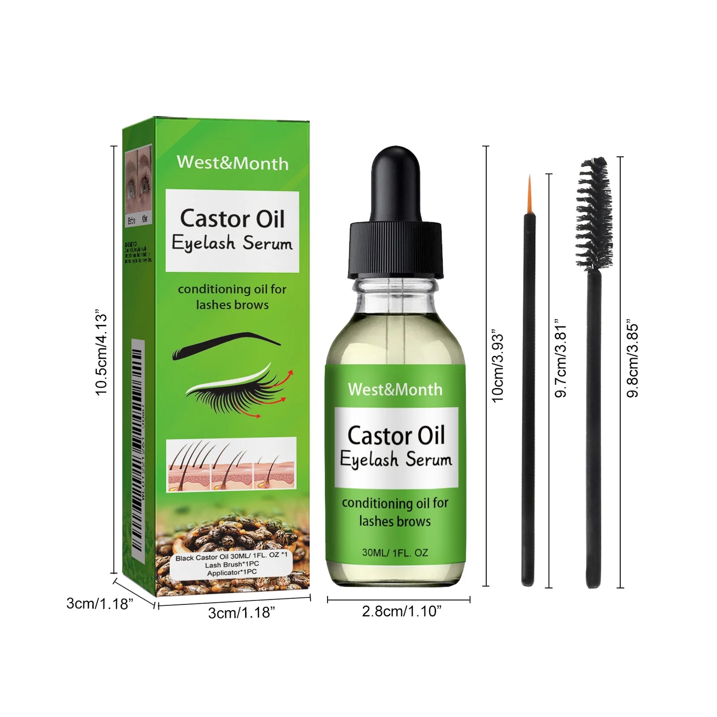 Multipurpose Castor Oil Hair Growth Serum
