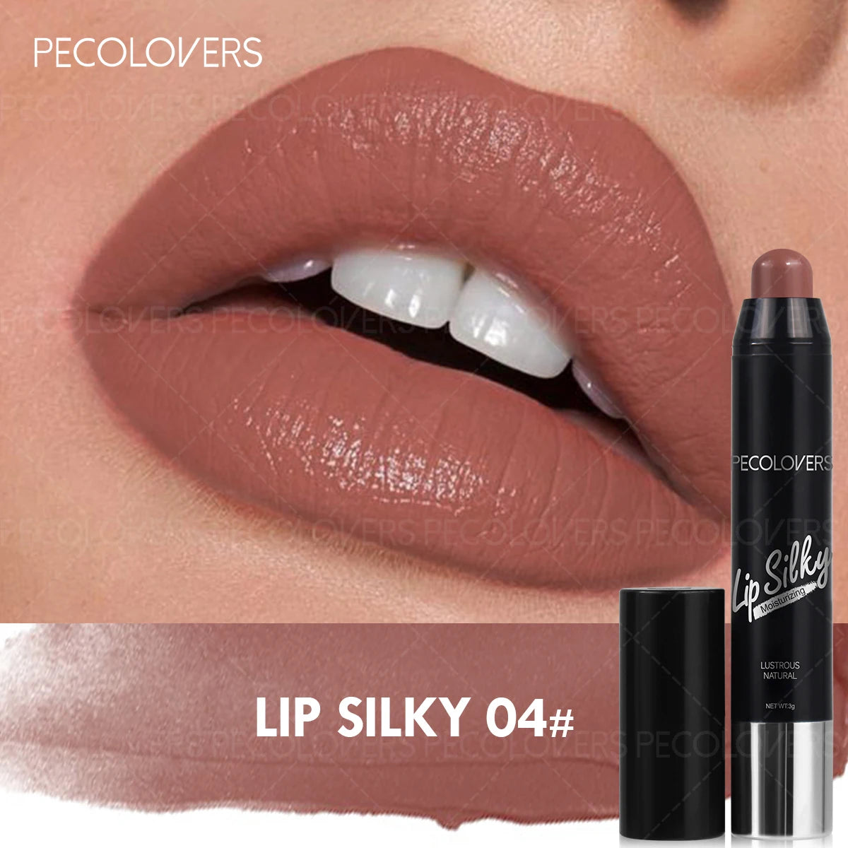 Highly Pigmented Lipstick, Natural Hydrating Finish, Liner Pen, Long-Lasting Moisturizing Lipstick